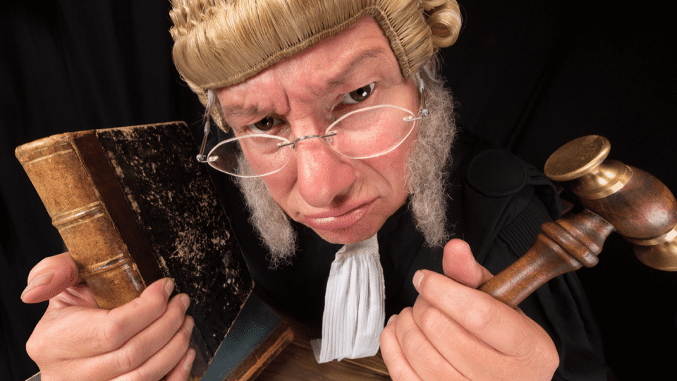 judge with gavel